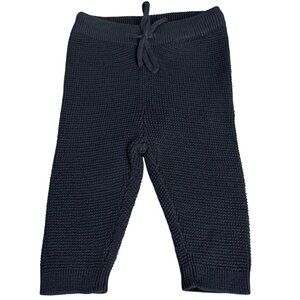 Musli by Green Cotton Organic Baby Knit Pants 0-3M Navy Blue NWT
